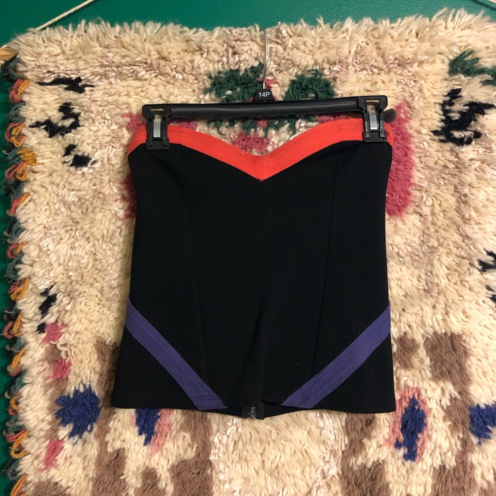 Black sweetheart tube top from UO